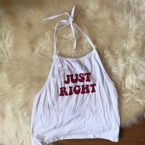 70s Style Forever 21 Just Right Halter Top
